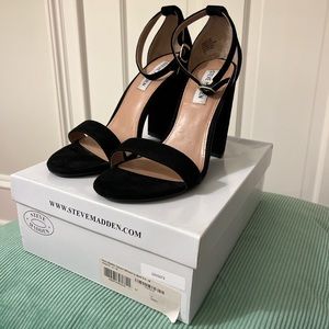 LIKE NEW Steve Madden Carrson in Black Suede 0065